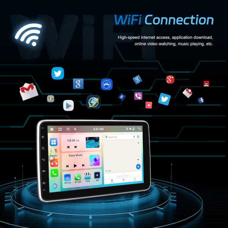 4+64G 10 Inch Android 13.0 Universal Player Car Reversing Center Control Integrated Machine(Standard) - Car MP3 & MP4 & MP5 by PMc TechLife | Online Shopping South Africa | PMc TechLife | Buy Now Pay Later Mobicred