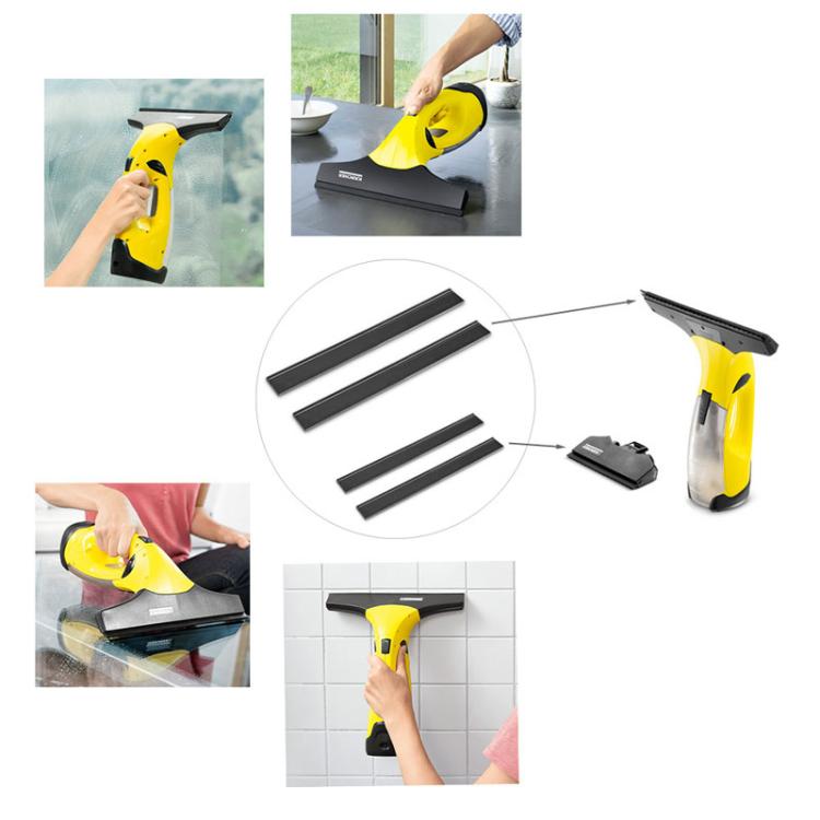 170mm 1pair For Karcher Window Cleaner Rubber Scraper Accessories - For Karcher Accessories by PMc TechLife | Online Shopping South Africa | PMc TechLife | Buy Now Pay Later Mobicred