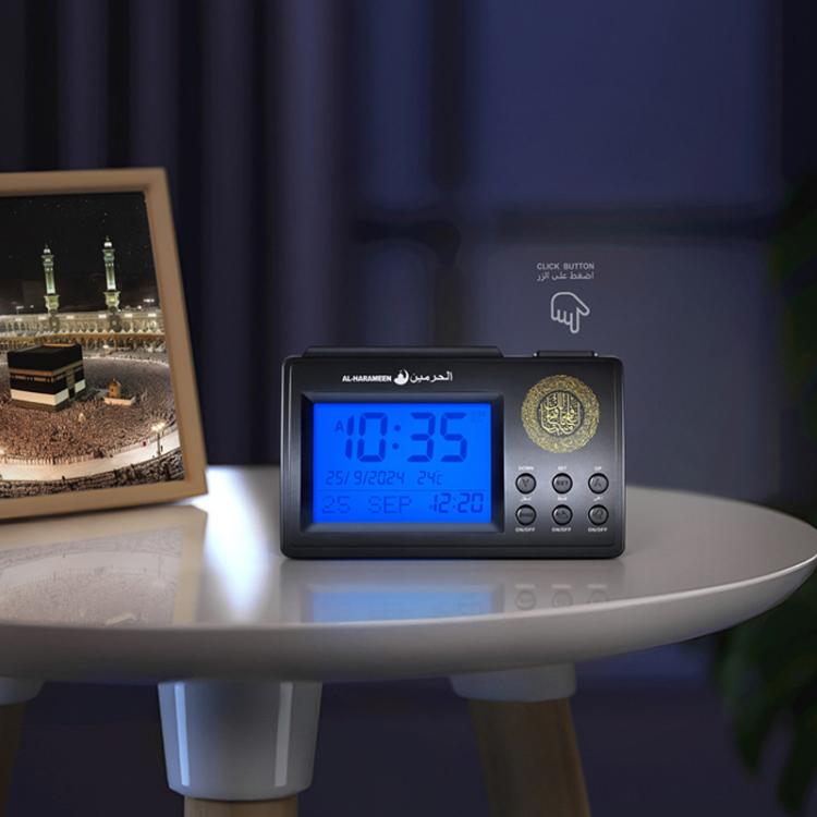 Simple Desktop Clock Perpetual Calendar Alarm Clock(Black) - Alarm Clocks by PMc TechLife | Online Shopping South Africa | PMc TechLife | Buy Now Pay Later Mobicred