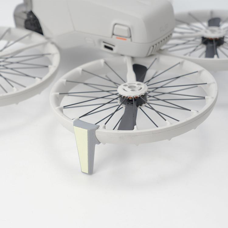 For DJI Flip RCSTQ Folding Detachable Luminous Booster Stand Drop and Scratch Resistant Protective Stand 1pair Tripods+Sticker - free shipping - PMC TechLife - Order now!