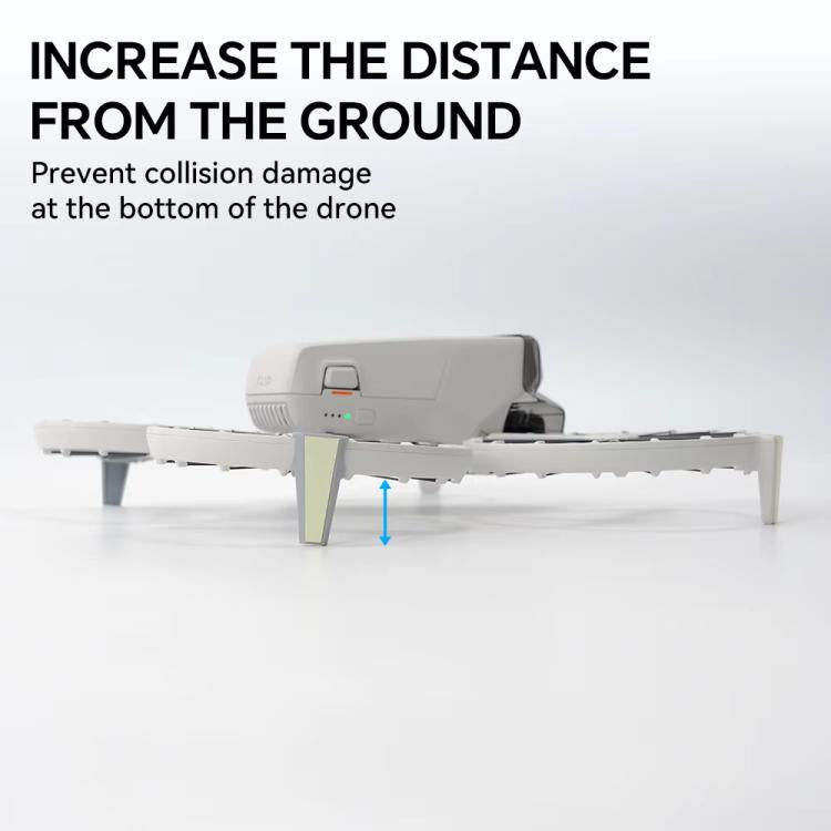 For DJI Flip RCSTQ Folding Detachable Luminous Booster Stand Drop and Scratch Resistant Protective Stand 1pair Tripods+Sticker - free shipping - PMC TechLife - Order now!