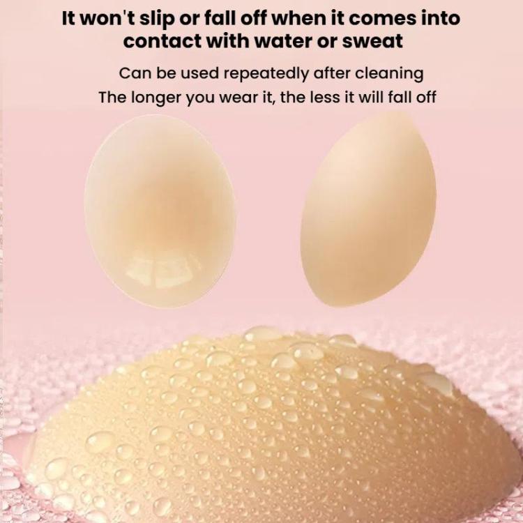 Ultra-thin Invisible Anti-bump Silicone Breast Stickers, Size: 8cm(Fair skin) - Nubra by PMc TechLife | Online Shopping South Africa | PMc TechLife | Buy Now Pay Later Mobicred