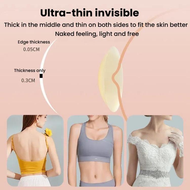 Ultra-thin Invisible Anti-bump Silicone Breast Stickers, Size: 8cm(Natural skin) - free shipping - PMc TechLife - Order now!