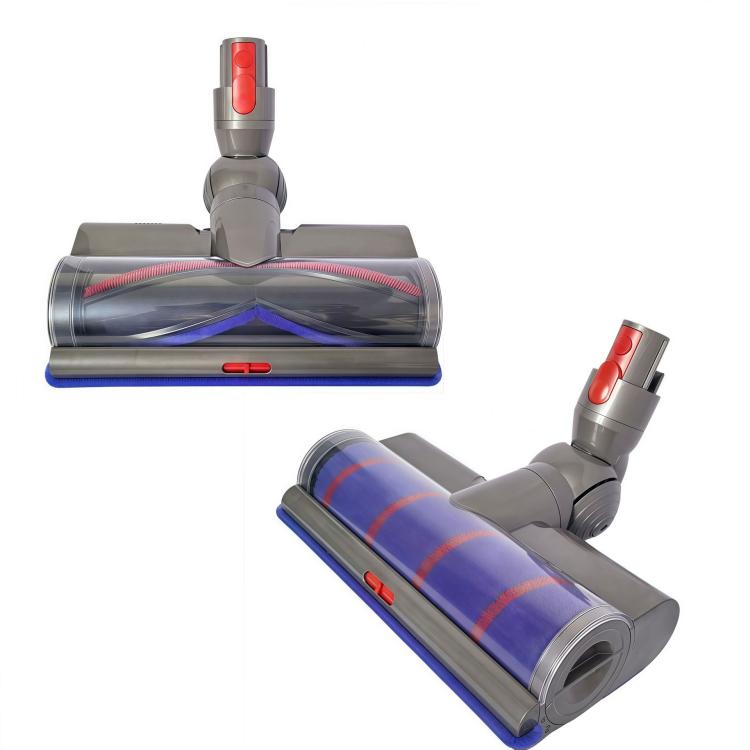 Adjustable Suction Floor Brush for Dyson V7 / V8 / V10 / V11 / V15 / G5 Vacuum Cleaners, Spec: Direct Drive Head+Soft Roller Set - free shipping - PMc TechLife - Order now!