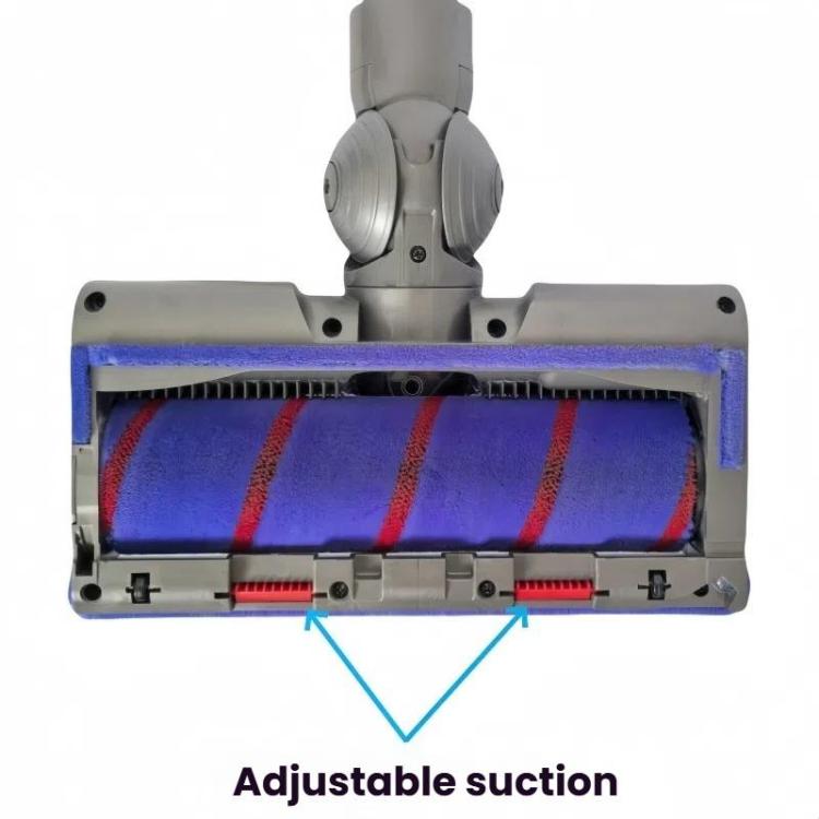 Adjustable Suction Floor Brush for Dyson V7 / V8 / V10 / V11 / V15 / G5 Vacuum Cleaners, Spec: Direct Drive Bristle Roller - For Dyson Accessories by PMc TechLife | Online Shopping South Africa | PMc TechLife | Buy Now Pay Later Mobicred