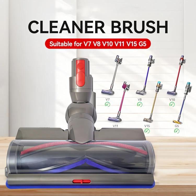 Adjustable Suction Floor Brush for Dyson V7 / V8 / V10 / V11 / V15 / G5 Vacuum Cleaners, Spec: Direct Drive Bristle Roller - For Dyson Accessories by PMc TechLife | Online Shopping South Africa | PMc TechLife | Buy Now Pay Later Mobicred