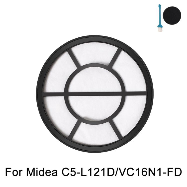 For Midea C5-L121D / VC16N1-FD Vacuum Cleaner Parts Inlet Filter Cotton Filter Element(Black) - For Midea Accessories by PMc TechLife | Online Shopping South Africa | PMc TechLife | Buy Now Pay Later Mobicred