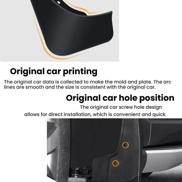 For Mitsubishi ASX Car Tire Soft Rubber Mudguard(Black) - free shipping - PMc TechLife - Order now!