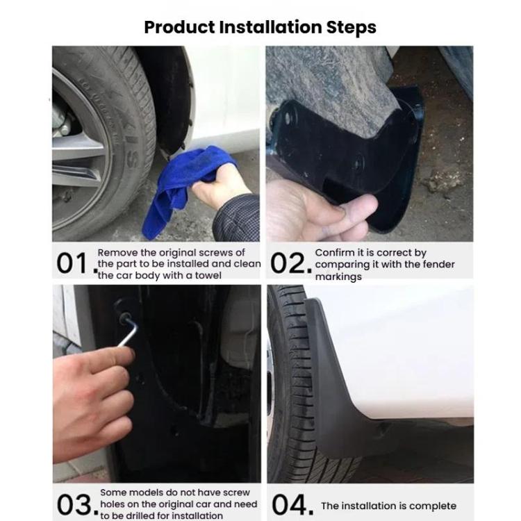 For 2013-2019 BMW 3 Series Car Tire Soft Rubber Mudguard - free shipping - PMc TechLife - Order now!