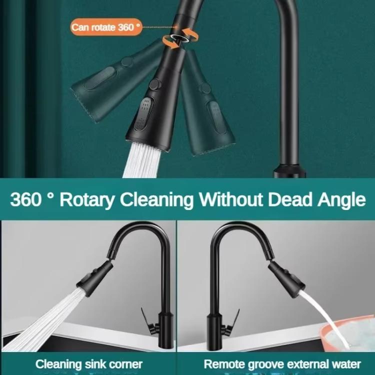 Kitchen Universal Faucet Extender Sink Connector Spout Swivel Faucet Splash Guard(Silver) - free shipping - PMc TechLife - Order now!