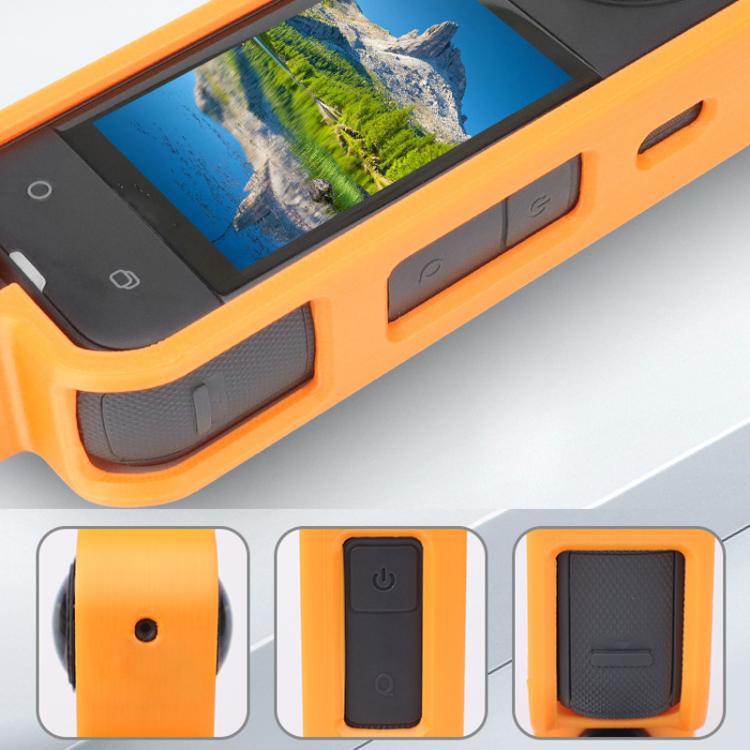 For Insta360 X5 360 Camera CQT Expandable Protective Cage Shockproof Case Horizontal Black - free shipping - PMC TechLife - Order now!