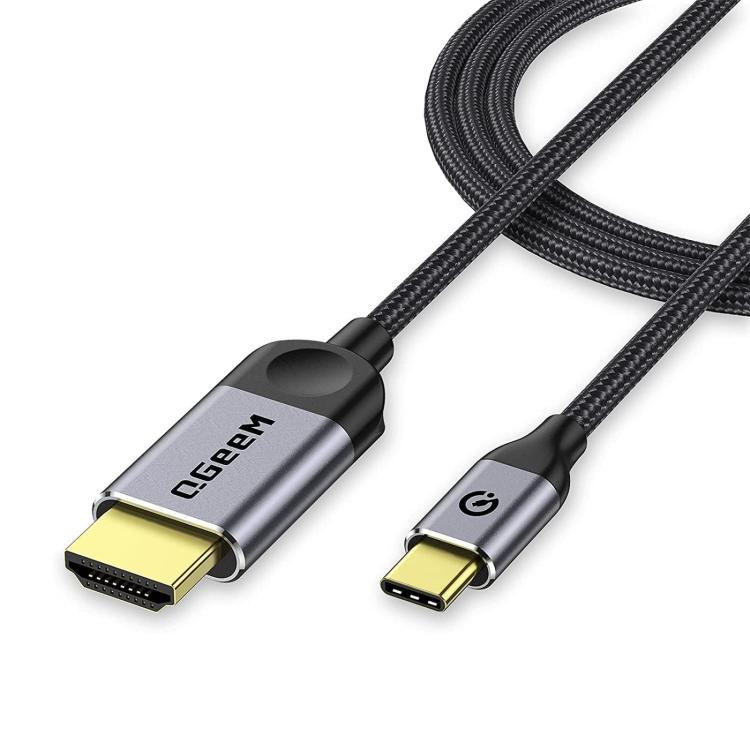 QGeeM USB-C/Type-C To HDMI Cable 4K 30Hz For Screen Mirroring & Extended Display, Cable Length: 3m - free shipping - PMC TechLife - Order now!