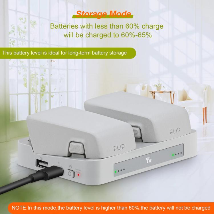 For DJI Flip YX Parallel Charger Hub Bidirectional Battery Management System - free shipping - PMC TechLife - Order now!