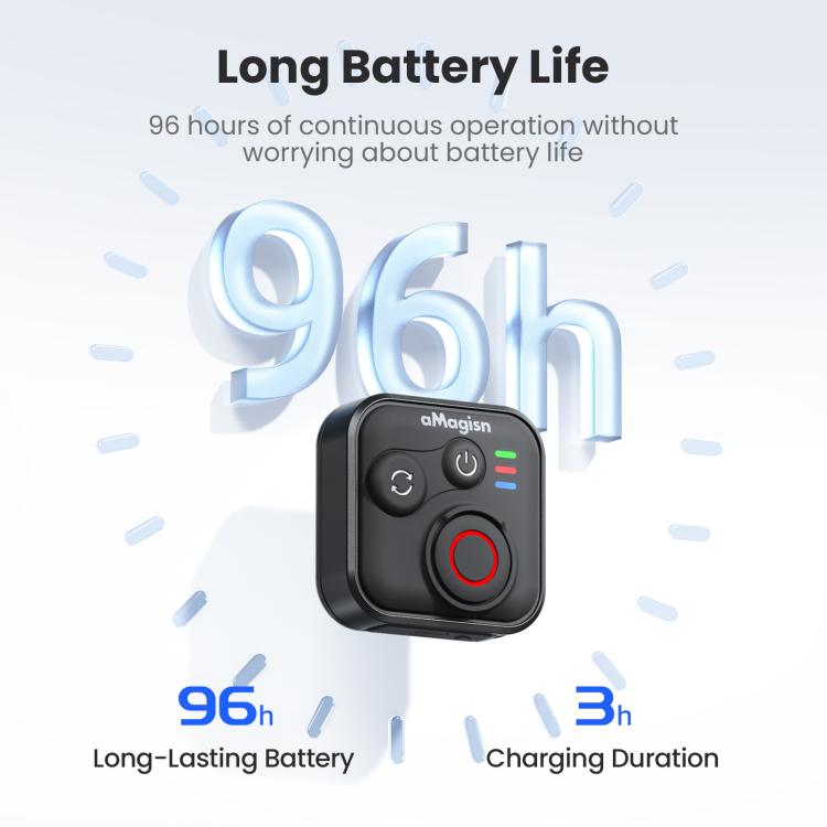 aMagisn Wireless Bluetooth Remote Control for Insta360, GoPro Hero Cameras & Smartphones - 50m Long Range - free shipping - PMC TechLife - Order now!