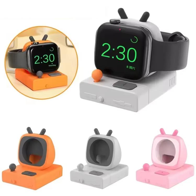 For Apple Watch Desktop Stand Silicone Base, Without Charger(Light Gray) - free shipping - PMC TechLife - Order now!