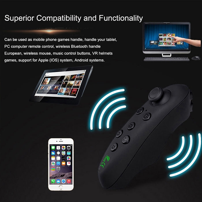 VRPARK Virtual Reality 3D VR Glasses Gamepad Game Joystick Bluetooth Remote Controller for iPhone IOS Android Smartphone Phone - VR Accessories by PMC TechLife | Online Shopping South Africa | PMC TechLife