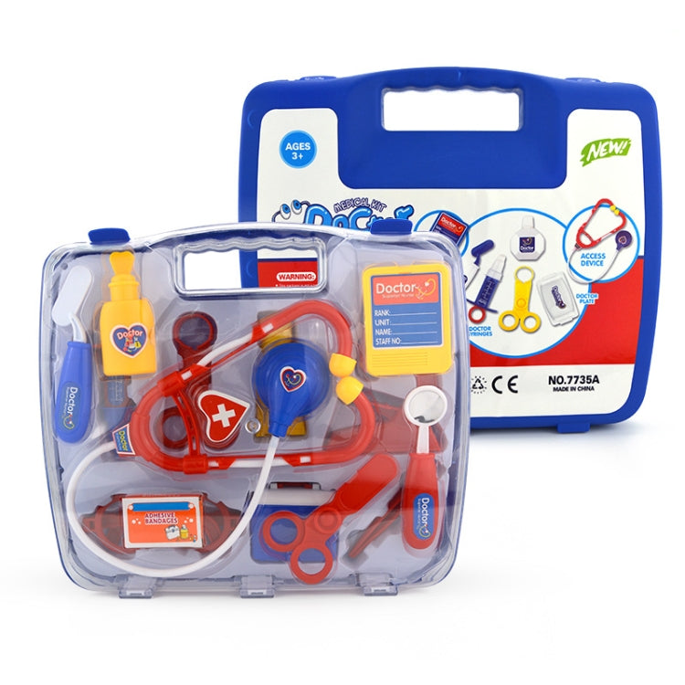 Simulation Stethoscope Set Portable Medicine Box Child Doctor Role Playing Toy(Purple) - Pretend Play Toys by PMC Jewellery | Online Shopping South Africa | PMC Jewellery