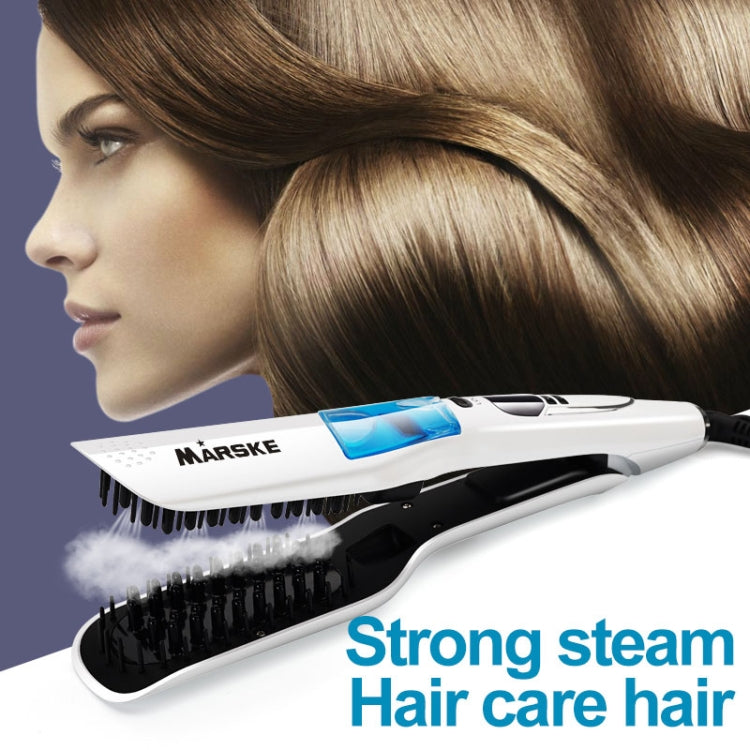 Professional Steam Hair Straightener Comb Brush Digital Control Ceramic Hair Iron Electric Hair Straightening Brush Styling Tool - Combs by PMC Jewellery | Online Shopping South Africa | PMC Jewellery