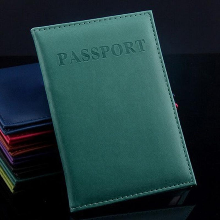 Artificial Leather Travel Passport Cover(yellow brown) - Card & Passport Bags by PMC TechLife | Online Shopping South Africa | PMC TechLife