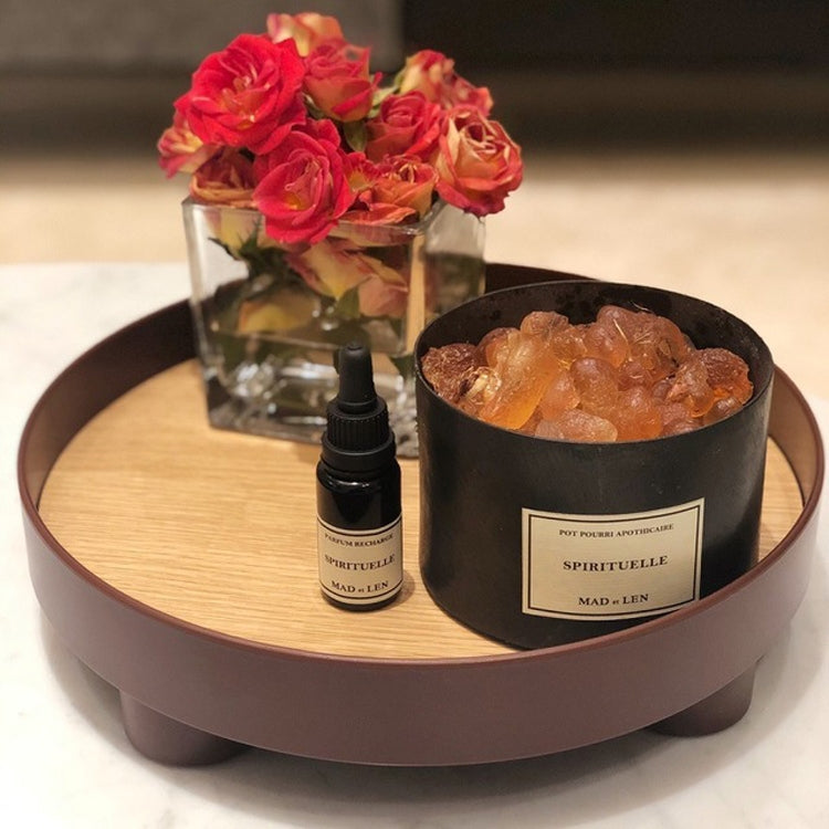 Multifunctional Storage Fruit Tray Cup Perfume Debris Desktop Decoration Plate Tray(Black) - free shipping - PMc TechLife - Order now!