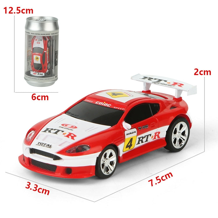 Coke Can Mini RC Car Radio Remote Control Micro Racing Car(Blue) - RC Cars by PMC Jewellery | Online Shopping South Africa | PMC Jewellery