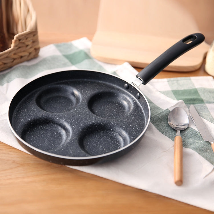 Multifunction Nonstick Frying Pan Aluminium Alloy 4 Units Cookware Fry Egg Pan Pancake Steak Pan for Gas Cooker(10 Inch Round) - Pans by PMC Jewellery | Online Shopping South Africa | PMC Jewellery