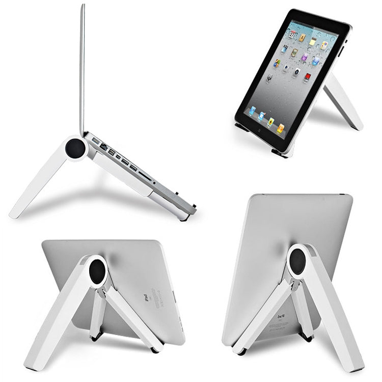 Tablet PC Laptop Desktop Bracket Cooling Triangle Bracket(White) - Laptop Stand by PMC Jewellery | Online Shopping South Africa | PMC Jewellery | Buy Now Pay Later Mobicred