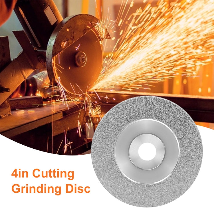 100mm Electroplated Diamond Grinding Slice Glass Grinding Disc 4 Inch Diamond Cutting Piece Alloy Sand Circular Saw Blade(Picture FIve) - Abrasive Tools & Accessories by PMC Jewellery | Online Shopping South Africa | PMC Jewellery