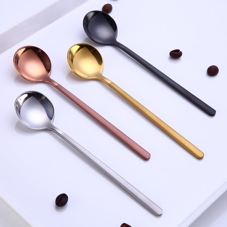 Mini Accessories Coffee Spoon Kitchen Dessertspoon Dining Round Shape Coffee  Stainless Steel Home, Size:13cm(Silver) - free shipping - PMC TechLife - Order now!