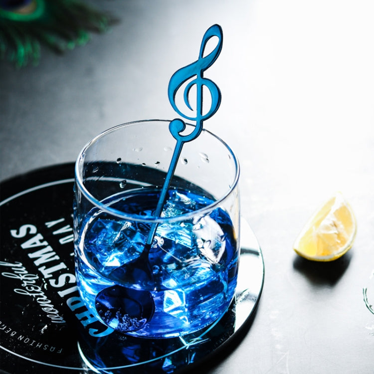 Creative Musical Note Spoon Coffee Stirring Scoop Stainless Steel Titanium Music Bar Spoon Gift Spoon(Silver) - free shipping - PMC TechLife - Order now!