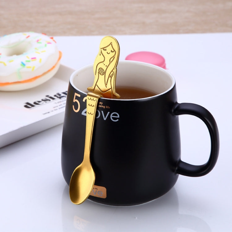 Creative Coffee Spoon Mermaid Shape Handle Spoons Flatware Drinking Tools, Color:True Color - Coffee Tools by PMC Jewellery | Online Shopping South Africa | PMC Jewellery