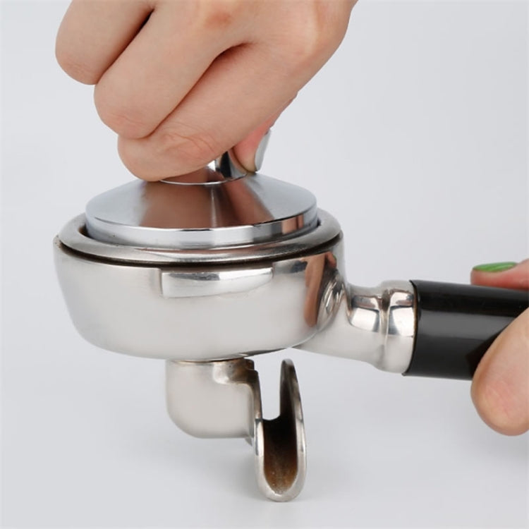 Stainless Steel Solid Wood Handle Integrated Coffee Powder, Specification:58mm, Color:Oak Handle - free shipping - PMC TechLife - Order now!