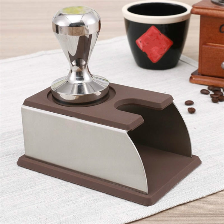 Stainless Steel Solid Wood Handle Integrated Coffee Powder, Specification:58mm, Color:Oak Handle - free shipping - PMC TechLife - Order now!
