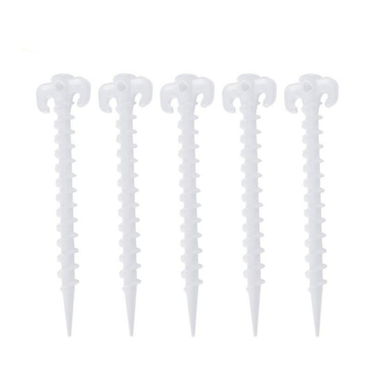 10 PCS/Set Luminous Camping Canopy Tent Ground Screw Pegs Horn Nails Outdoor Climbing Tent Plastic Nails Tent Accessories - Tents & Accessories by PMC Jewellery | Online Shopping South Africa | PMC Jewellery