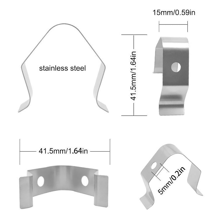 10 PCS Home Kitchen BBQ Grill Probe Holder, Specification: Single Hole Probe Holder - free shipping - PMC TechLife - Order now!