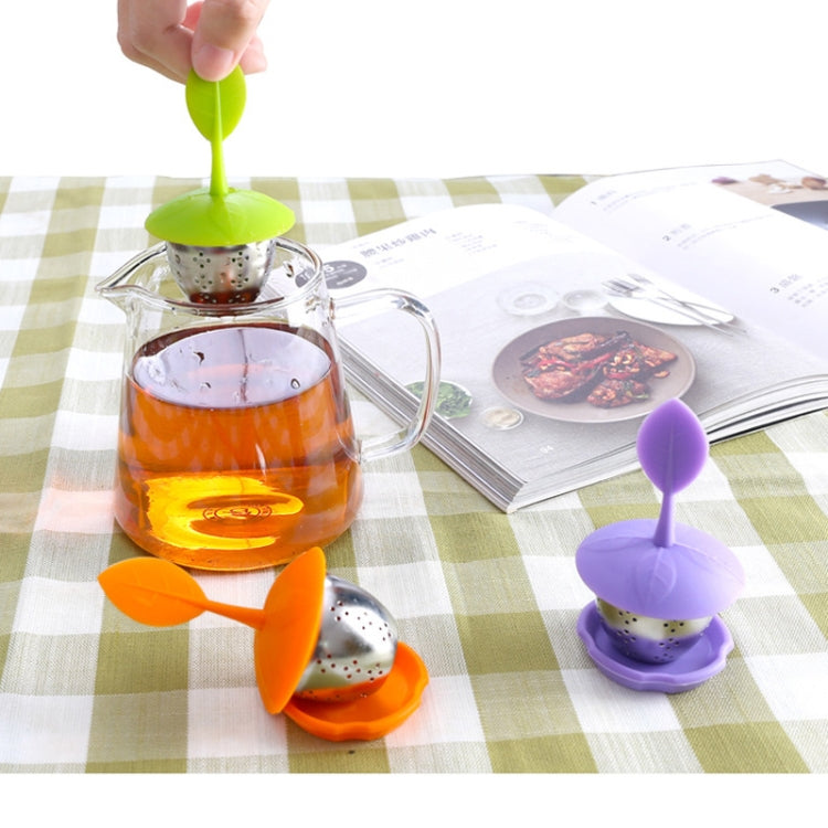 Stainless Steel Silicone Hanging Tea Bag Tea Strainers (Green) - Tea Strainers by PMC TechLife | Online Shopping South Africa | PMC TechLife