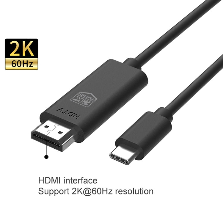 UC506 USB-C / Type-C to HDMI 2K 60Hz HDTV Cable - Wireless Display Dongle by PMC Jewellery | Online Shopping South Africa | PMC Jewellery | Buy Now Pay Later Mobicred