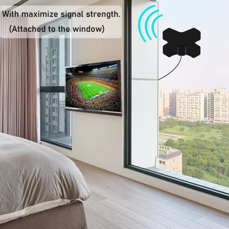 MYC-HDTV050 X Shield 25dB 4K HDTV Antenna, Reception Range: 150 Miles - DVB-T & Simulation Antenna by PMC Jewellery | Online Shopping South Africa | PMC Jewellery | Buy Now Pay Later Mobicred