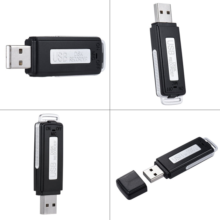 SK868 8GB Rechargeable Portable U-Disk Voice Recorder - U-Disk Recorder by PMC TechLife | Online Shopping South Africa | PMC TechLife | Buy Now Pay Later Mobicred