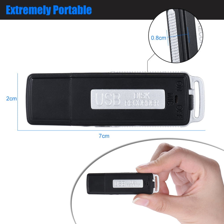 SK868 32GB Rechargeable Portable U-Disk Voice Recorder - free shipping - PMC TechLife - Order now!