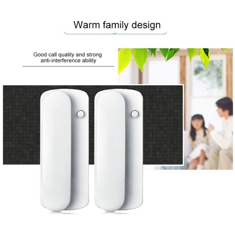 109DC Two-way High-definition Wired Intercom Doorphone (White) - Other Device by PMC TechLife | Online Shopping South Africa | PMC TechLife