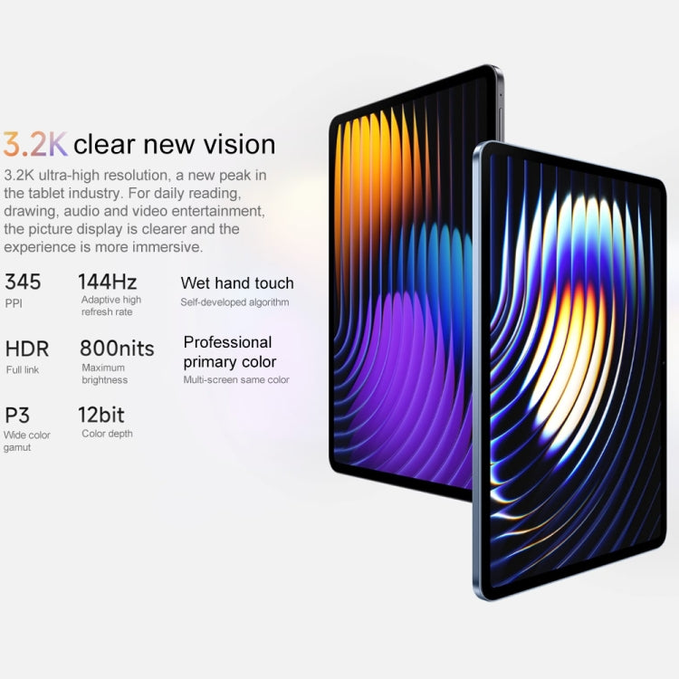 Xiaomi Pad 7 11.2 inch, 8GB+128GB, HyperOS 2 Qualcomm Snapdragon 7+ Gen3 Octa Core (Blue) - free shipping - PMc TechLife - Order now!