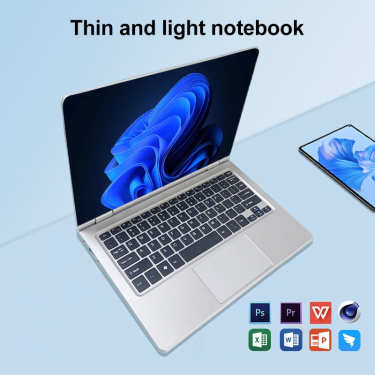 11.6 inch Touch Screen Yoga Laptop, 6GB+1TB, Windows 11 Intel Celeron N4020 Dual Core, EU Plug - free shipping - PMc TechLife - Order now!