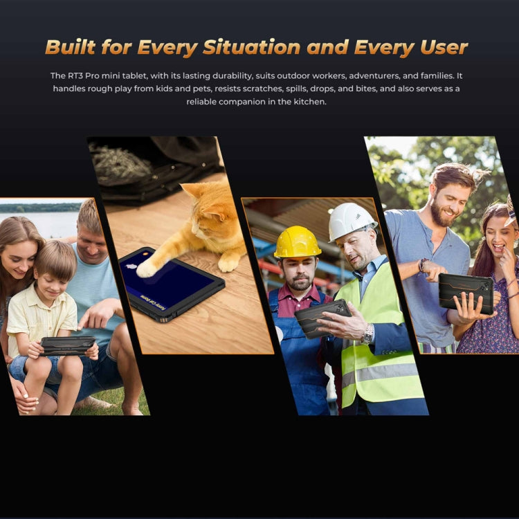 OUKITEL RT3 Pro 4G Network IP68/IP69K Rugged Tablet, 4GB+128GB, 8.0 inch Android 14 MediaTek G81 Octa-Core Support Dual SIM, EU Plug (Green) - free shipping - PMC Jewellery - Order now!