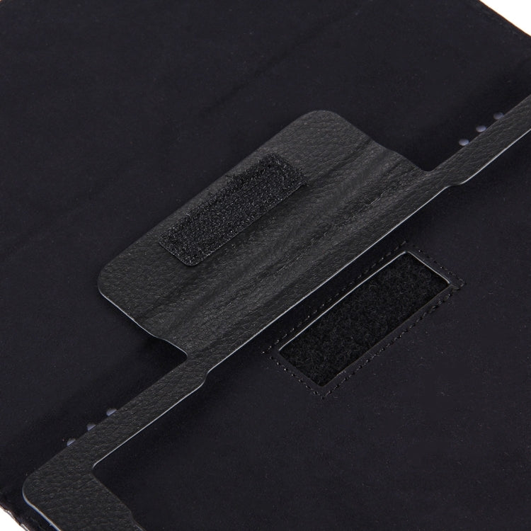 For Amazon Kindle Fire HD8 (2017) Litchi Texture Horizontal Flip Leather Case with Holder(Black) - Amazon by PMC TechLife | Online Shopping South Africa | PMC TechLife