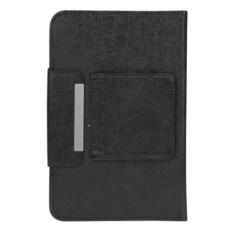 Universal Detachable Magnetic Bluetooth Keyboard Leather Case with Touchpad & Holder for 7 inch IOS & Android & Windows Tablet PC(Black) - Universal Keyboard by PMC TechLife | Online Shopping South Africa | PMC TechLife