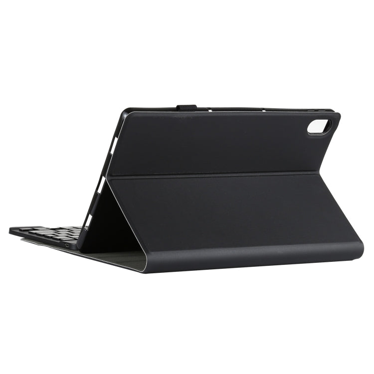 AM12 2 in 1 Removable Bluetooth Keyboard + Protective Leather Tablet Case with Holder for Lenovo Tab P11 (Tab-J606F)(Black) - Lenovo Keyboard by PMC Jewellery | Online Shopping South Africa | PMC Jewellery