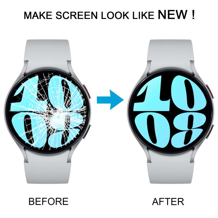 For Samsung Galaxy Watch6 40mm SM-R930/R935 Original LCD Screen Digitizer Full Assembly with Frame (Silver) - free shipping - PMC TechLife - Order now!