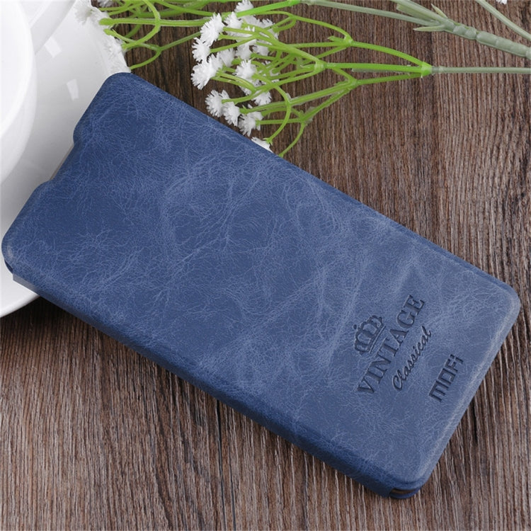 MOFI Crazy Horse Texture Horizontal Flip Protective Leather Case for Xiaomi Redmi 7, with Holder & Card Slot(Blue) - Xiaomi Cases by MOFI | Online Shopping South Africa | PMC Jewellery