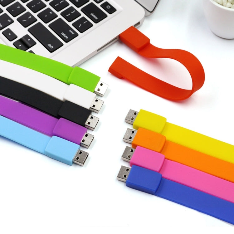 MicroDrive 32GB USB 2.0 Fashion Bracelet Wristband U Disk (Blue) - USB Flash Drives by MicroDrive | Online Shopping South Africa | PMC TechLife | Buy Now Pay Later Mobicred